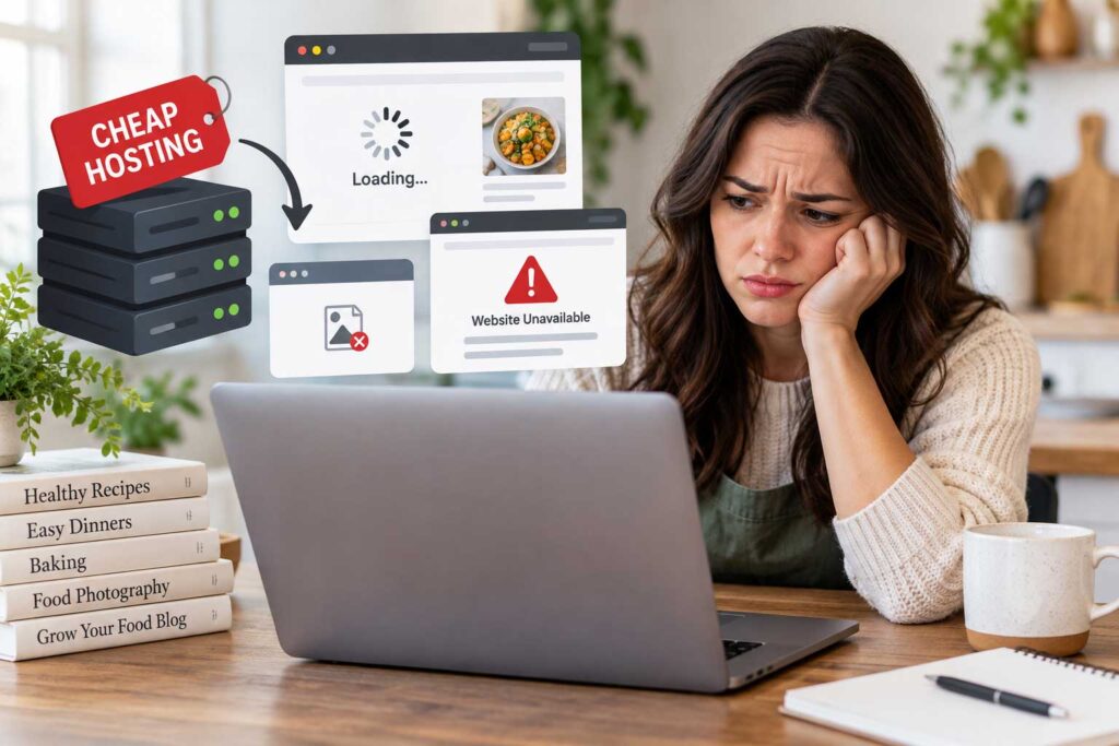 Frustrated Food Blogger Facing Hosting Problems