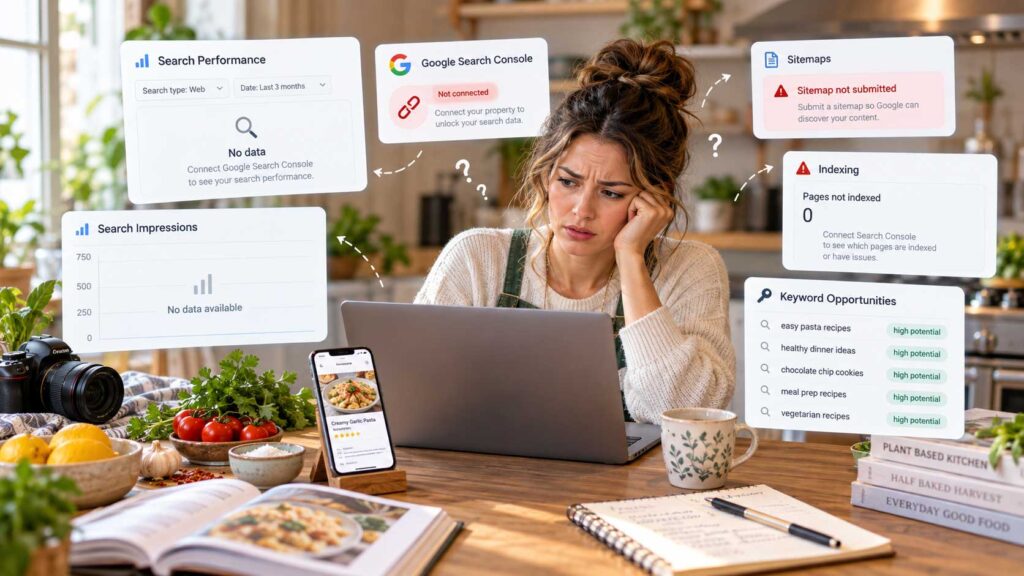 bloggers mistake Not Connecting Google Search Console