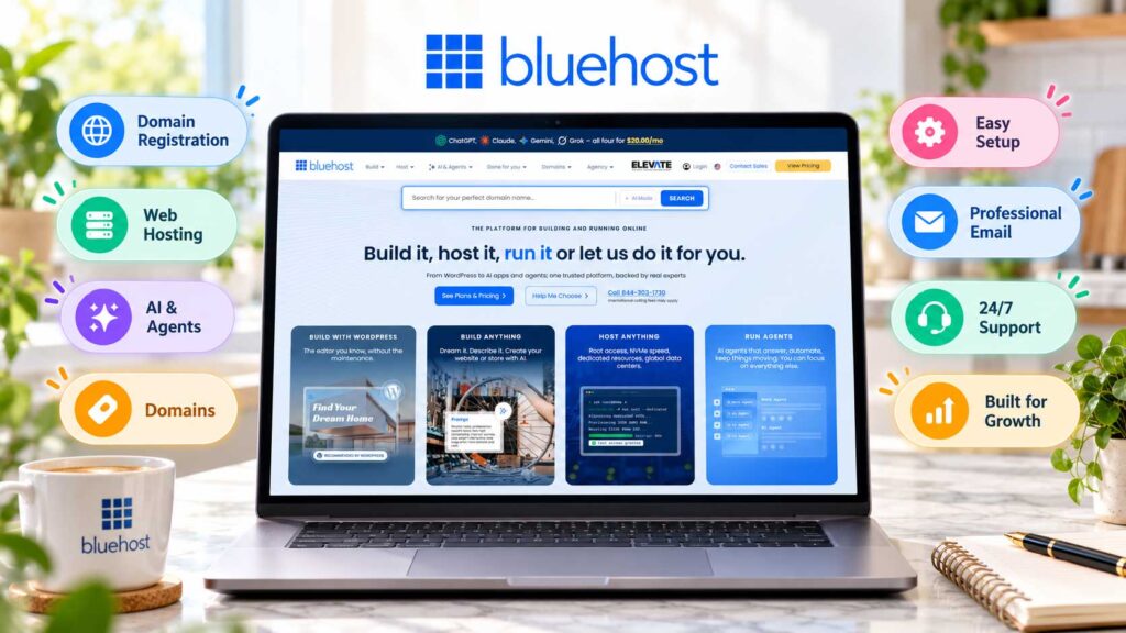 Bluehost Best for beginners