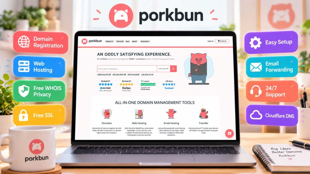 Porkbun low-cost domain registration