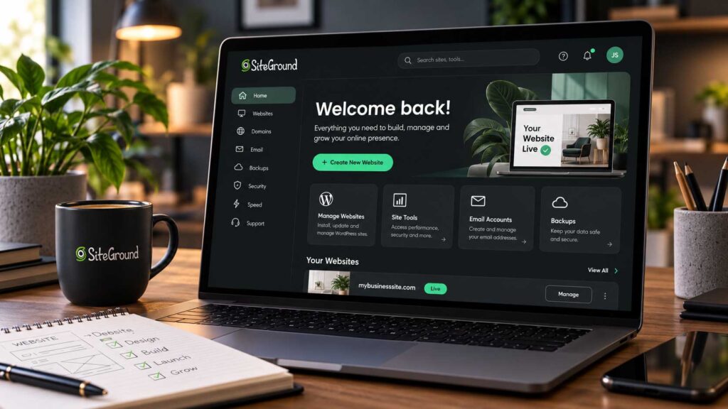 SiteGround Best for Food Bloggers Who Want Easy Performance