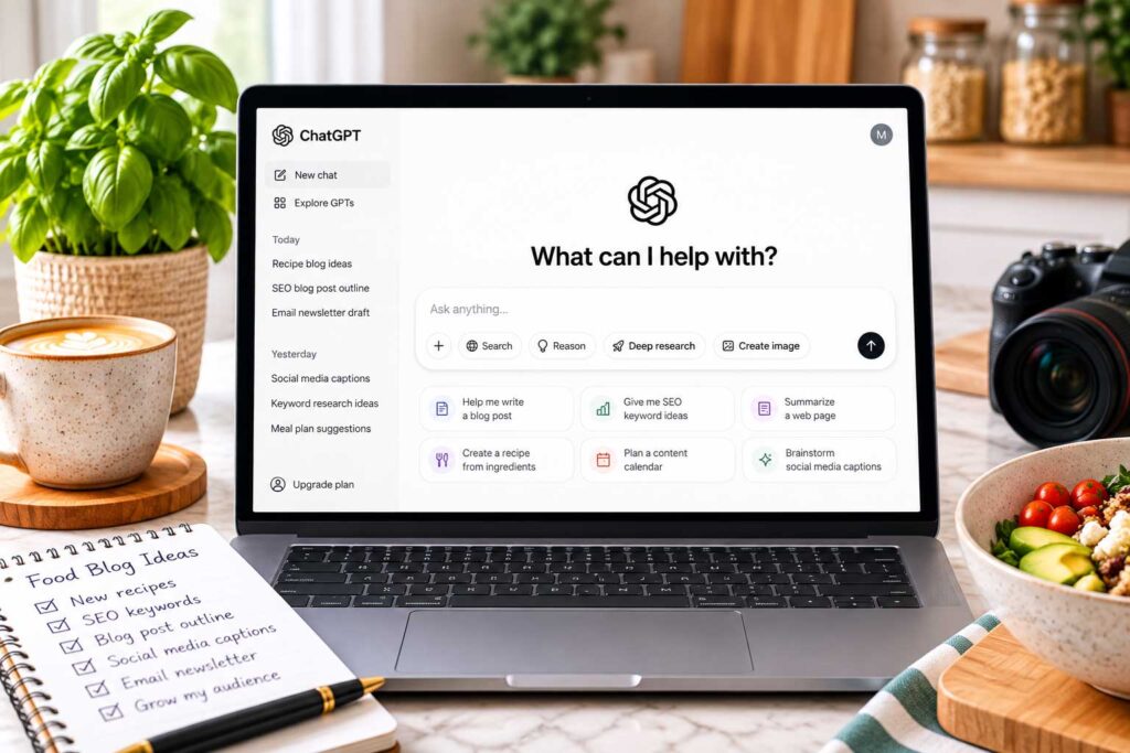ChatGPT Best AI Assistant for Food Blogging Workflows