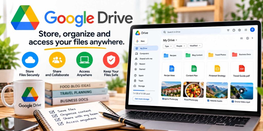 Google Drive Best Free Cloud Storage Tool for Food Bloggers