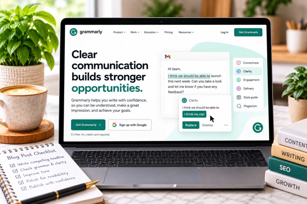 Grammarly Best Writing and Proofreading Tool for Food Bloggers