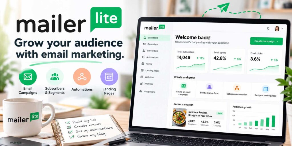 MailerLite Best Affordable Email Marketing Tool for Food Bloggers