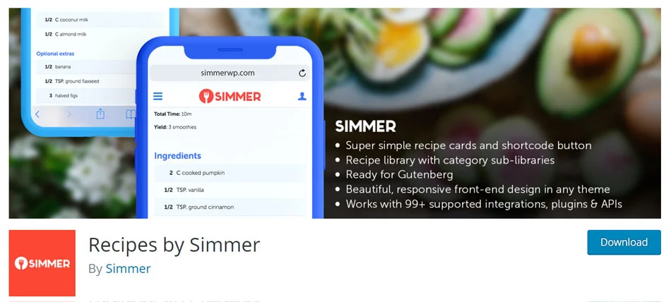 Recipes by Simmer
