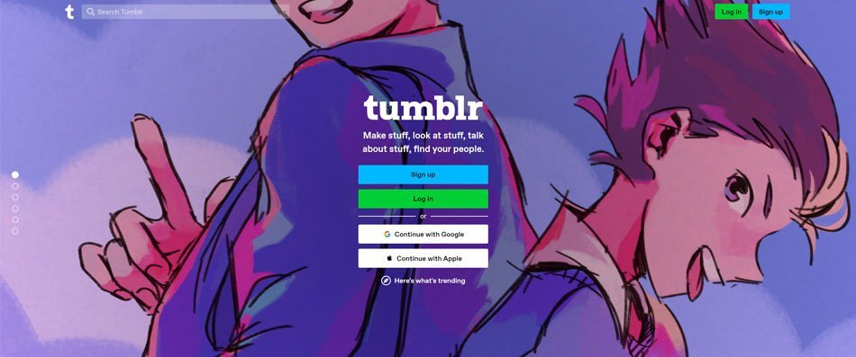 Tumblr platform