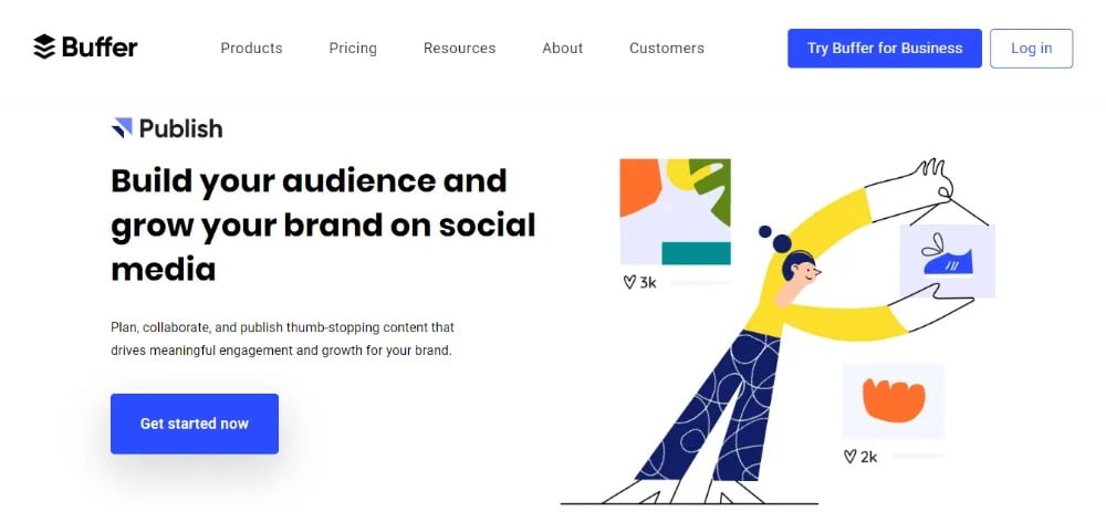 buffer schedule social media channels