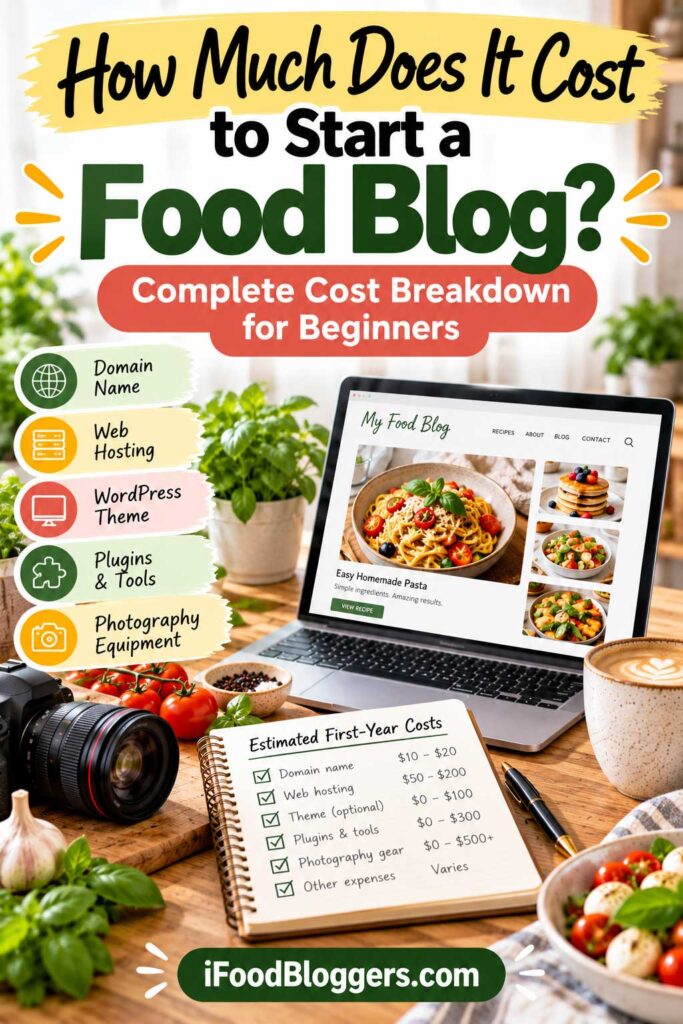 How Much Does It Cost to Start a Food Blog