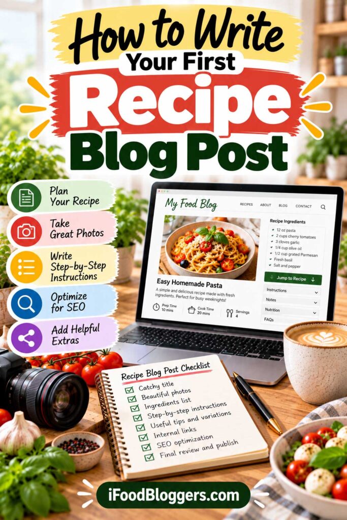 How to Write Your First Recipe Blog Post