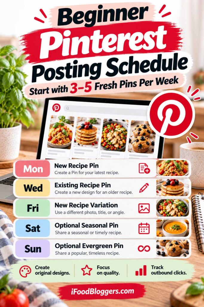 Best Pinterest Posting Schedule for Beginner Food Bloggers