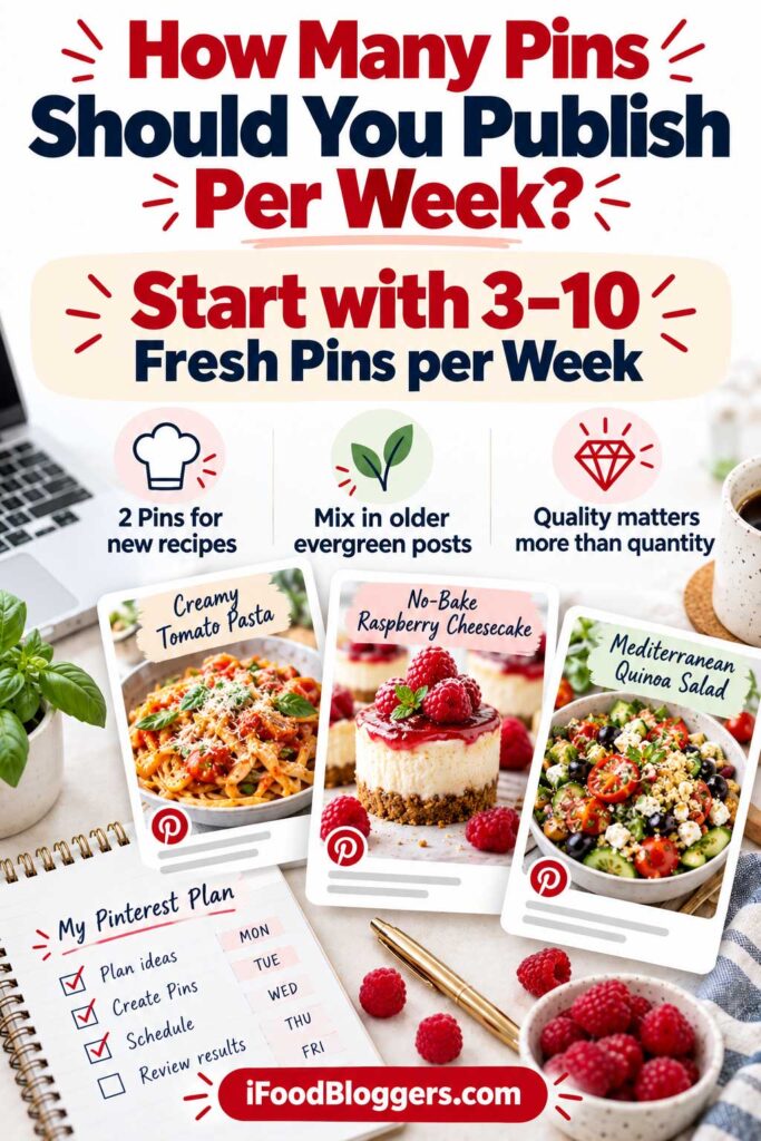 How many Pinterest Pins per week you should publish