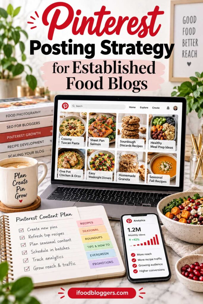 Pinterest Posting Strategy for Established Food Blogs