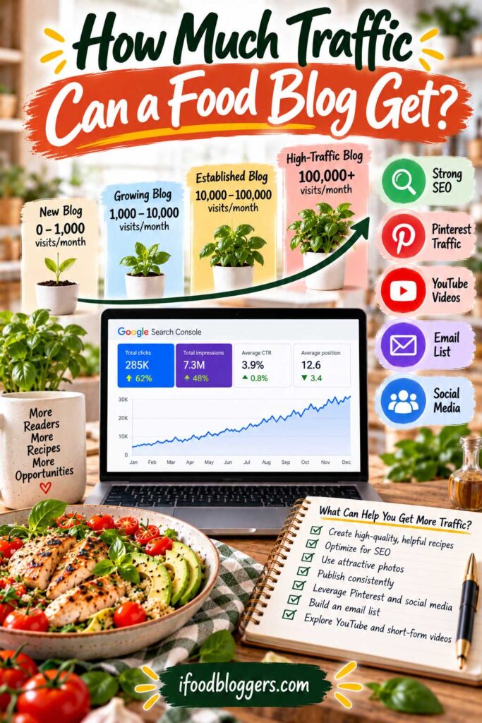 How Much Traffic Can a Food Blog Get