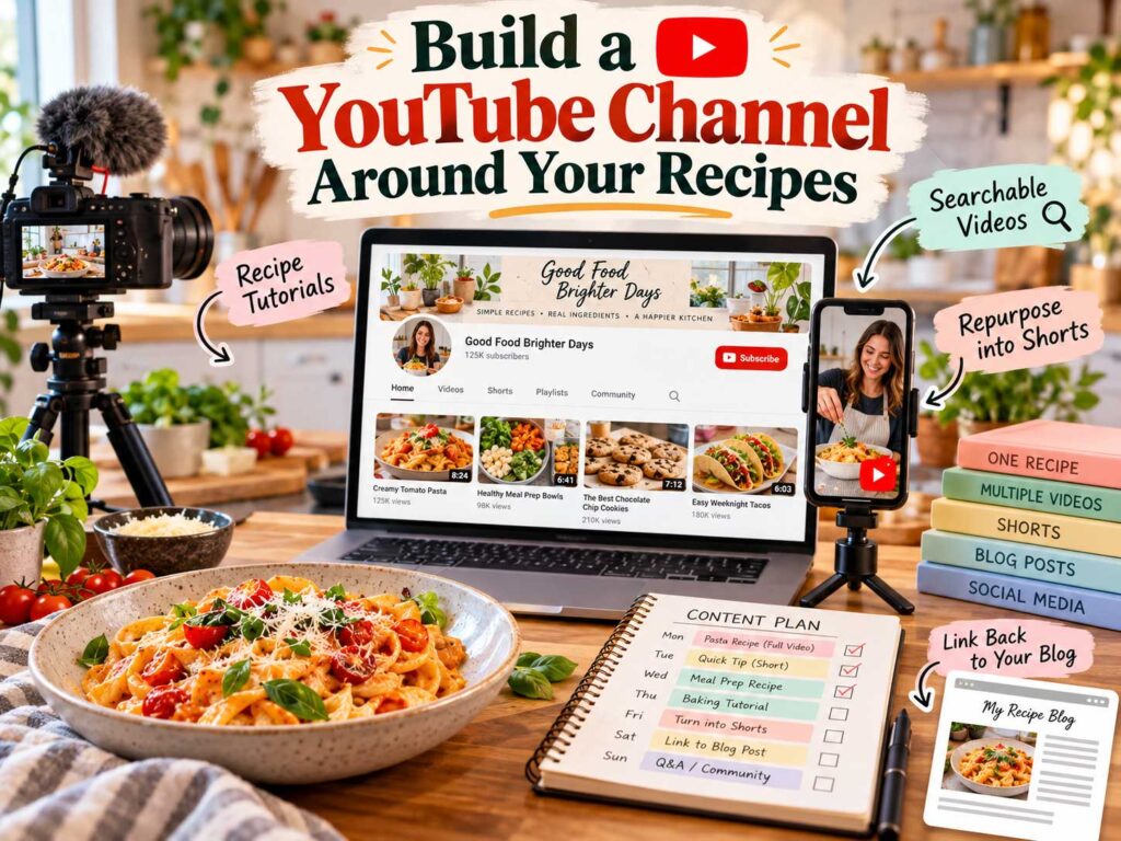 How to Build a YouTube Channel Around Your Recipes