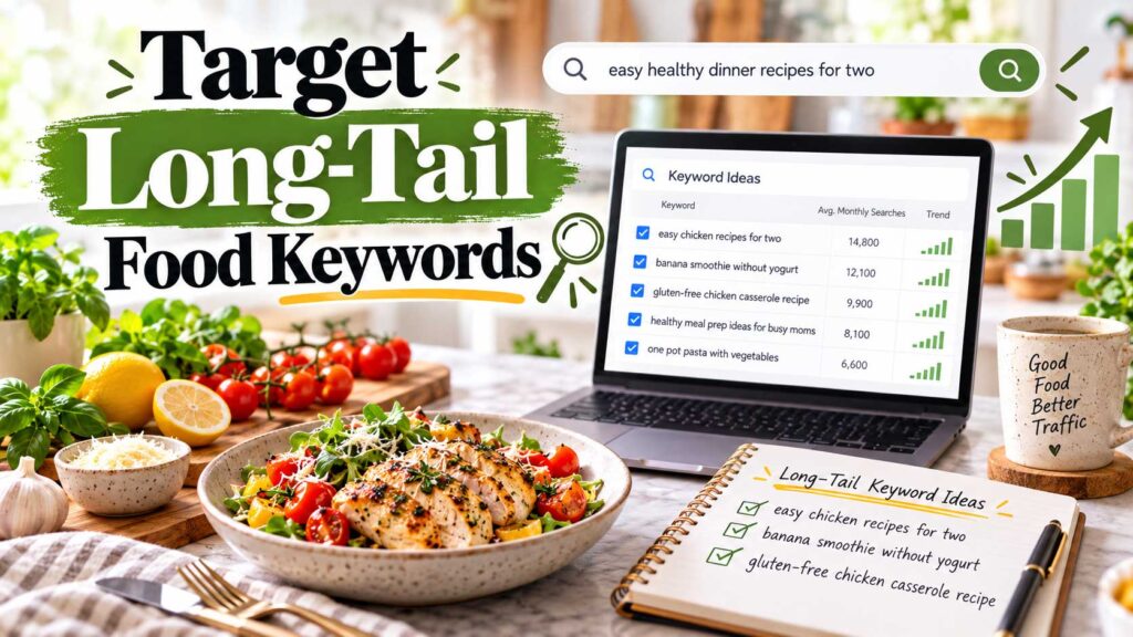 Target Long-Tail Food Keywords to get food blog traffic