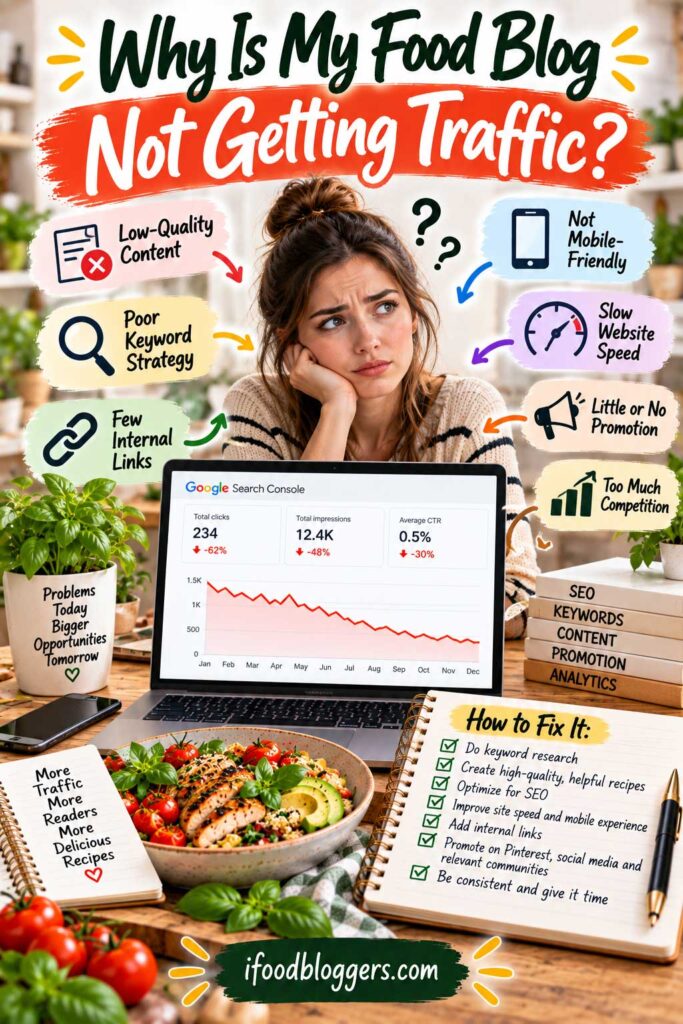 Why Is My Food Blog Not Getting Traffic