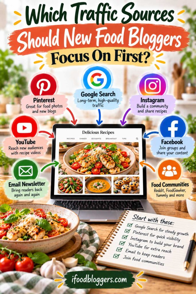 get more visitors to food blog fast