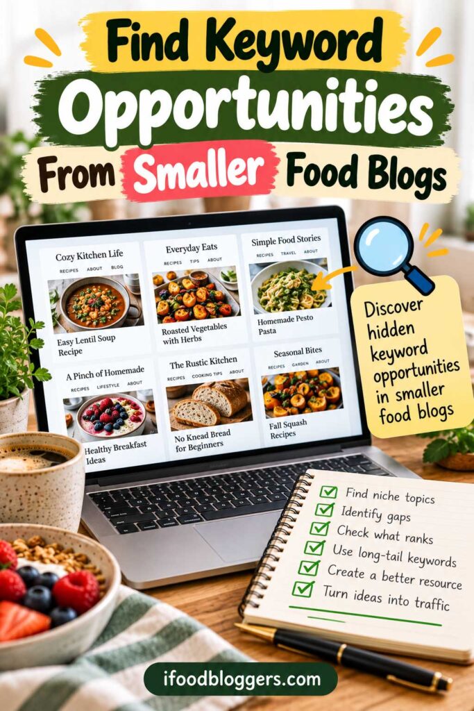 keywords for food blogs From Smaller Food Blogs