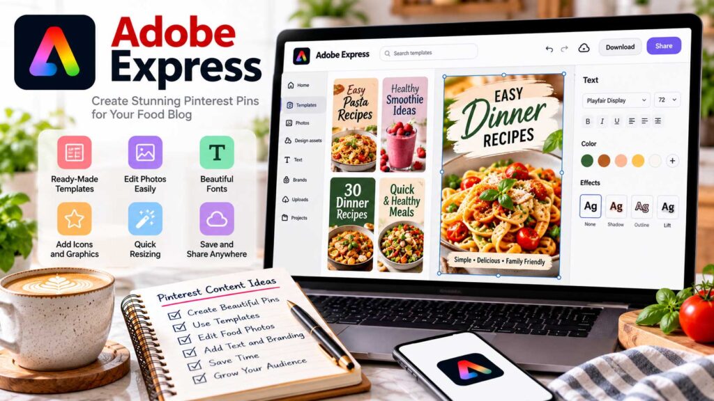 Adobe Express Best Canva Alternative for Pinterest Pin Design