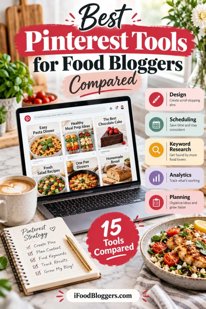 Best Pinterest Tools for Food Bloggers Compared