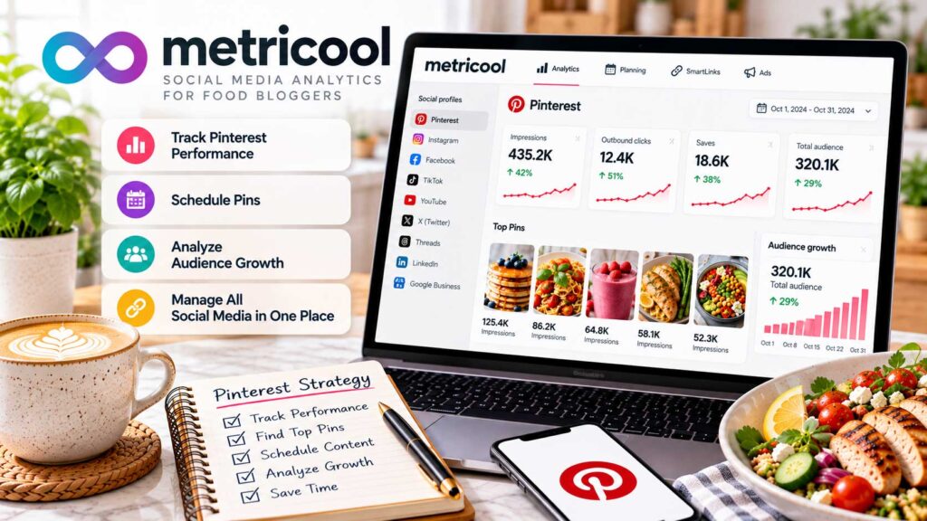 Metricool Best Pinterest Analytics and Social Media Scheduling Tool