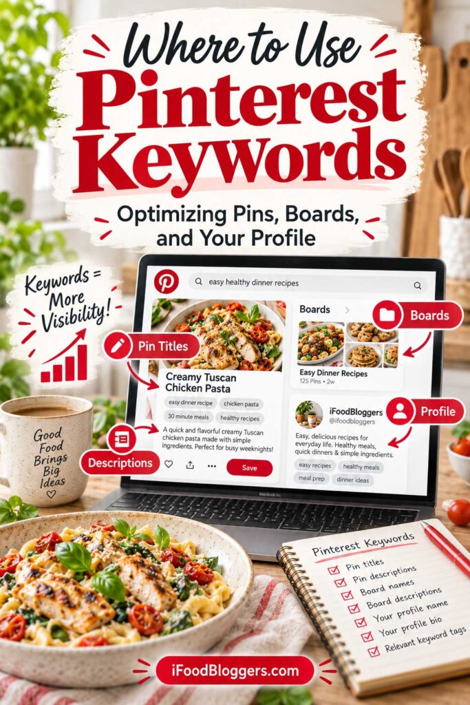 Where to Use Pinterest Keywords