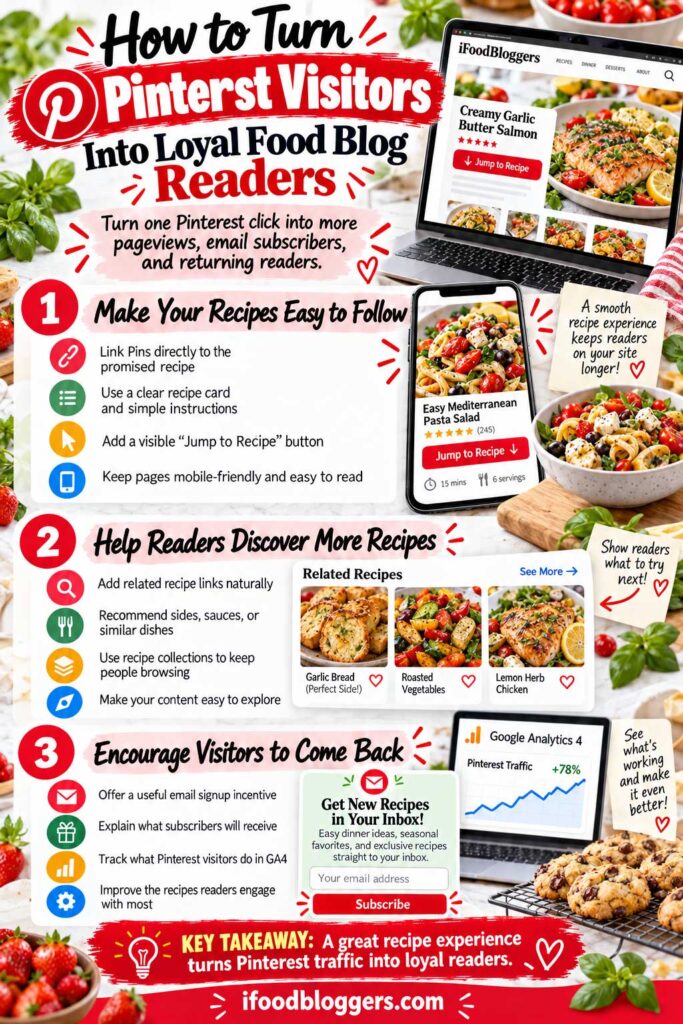 How to Turn Pinterest Visitors Into Loyal Food Blog Readers