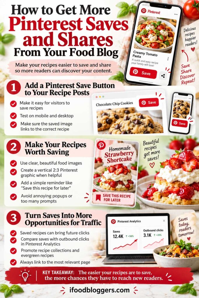 Pinterest tips for food bloggers