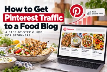 how to get Pinterest traffic to a food blog