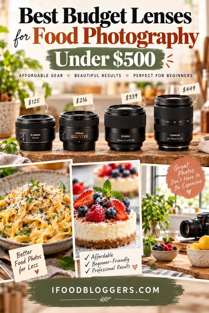 Best Budget Lenses for Food Photography Under 500