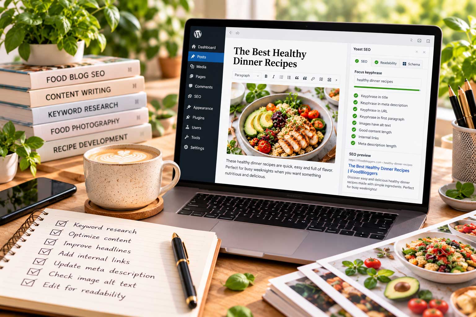 SEO and Content Editing for food bloggers